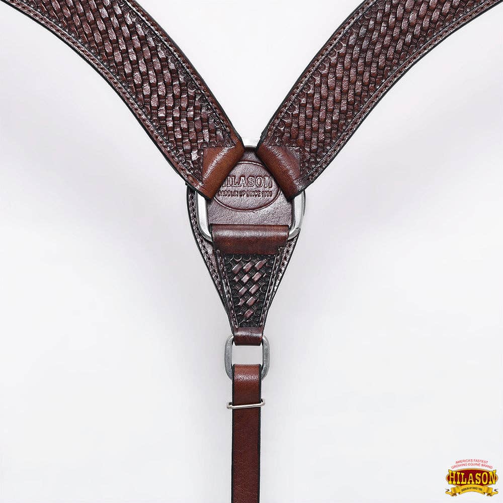 HILASON - Wholesale Horseback Riding Gear - HILASON Western Horse Headstall Breast Collar Set Tack Genuine American Leather | For Horses Headstalls151