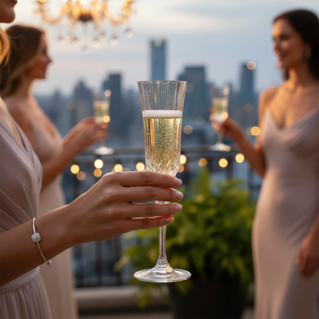 Kadra Kitchenware - Wholesale Champagne Flute - RCR - Adagio, Champagne Glass, 6oz1