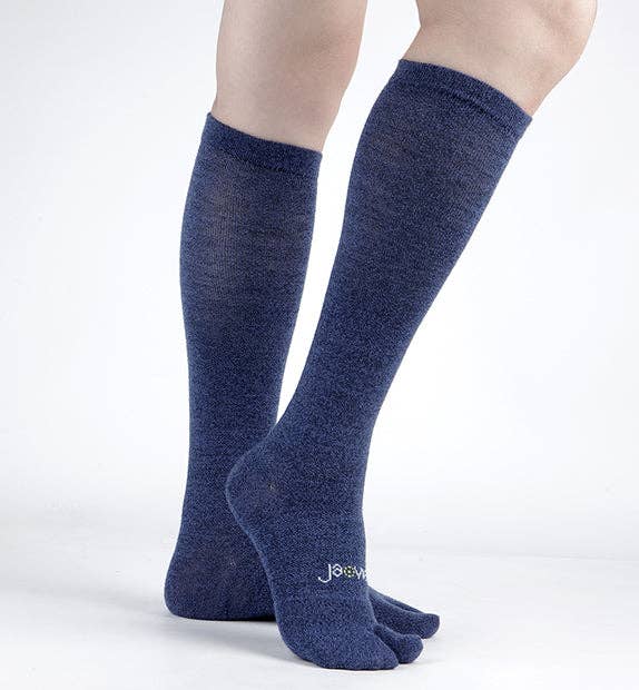 Ja-vie - Vente Chaussettes – femme - Chaussettes de compression à orteil séparé en laine mérinos riche à 76%13