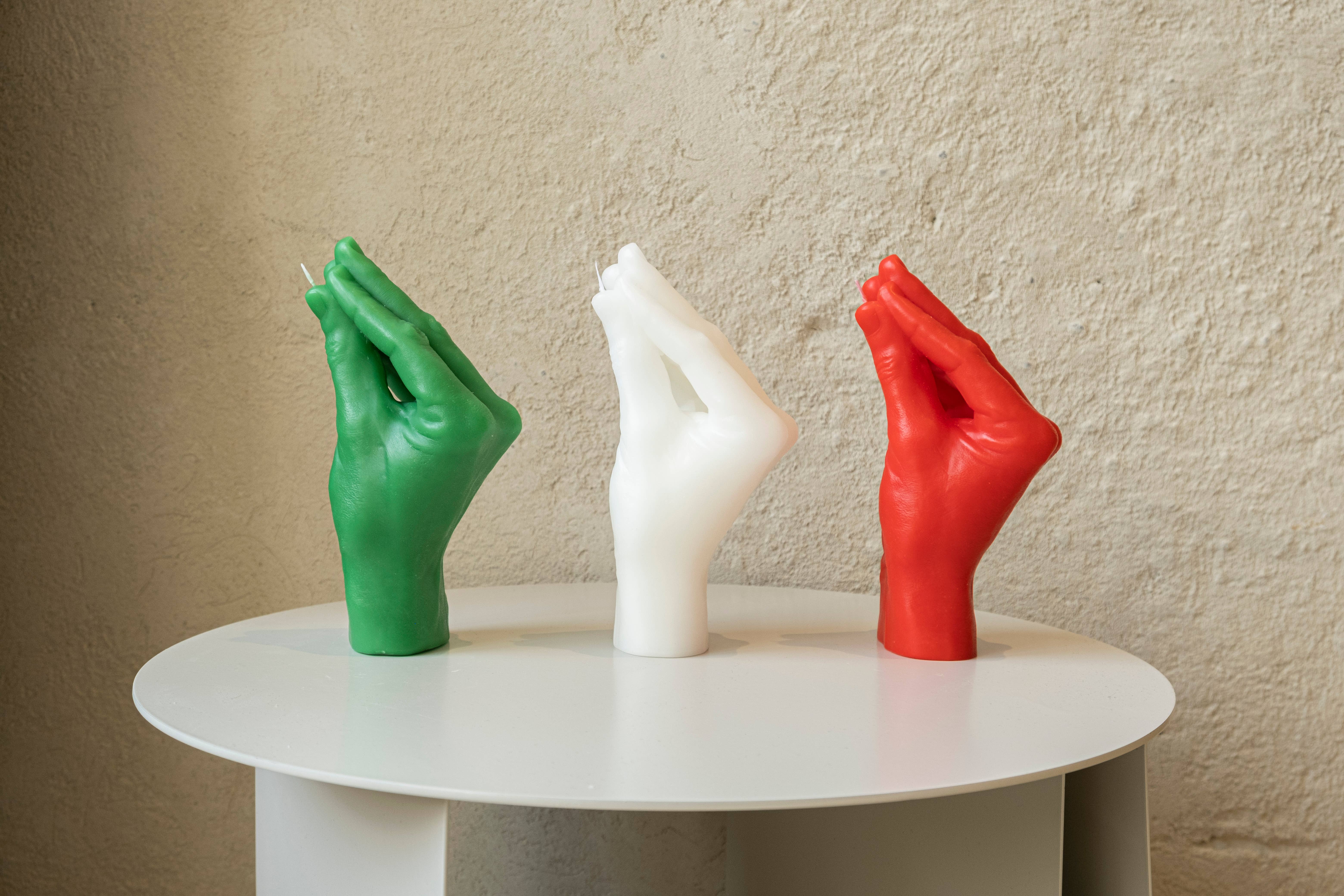 CandleHand (Free Duties for US) - Wholesale Novelty Candle - Italian Gesture Candle - 7'' Tall - Realistic Skin Texture1