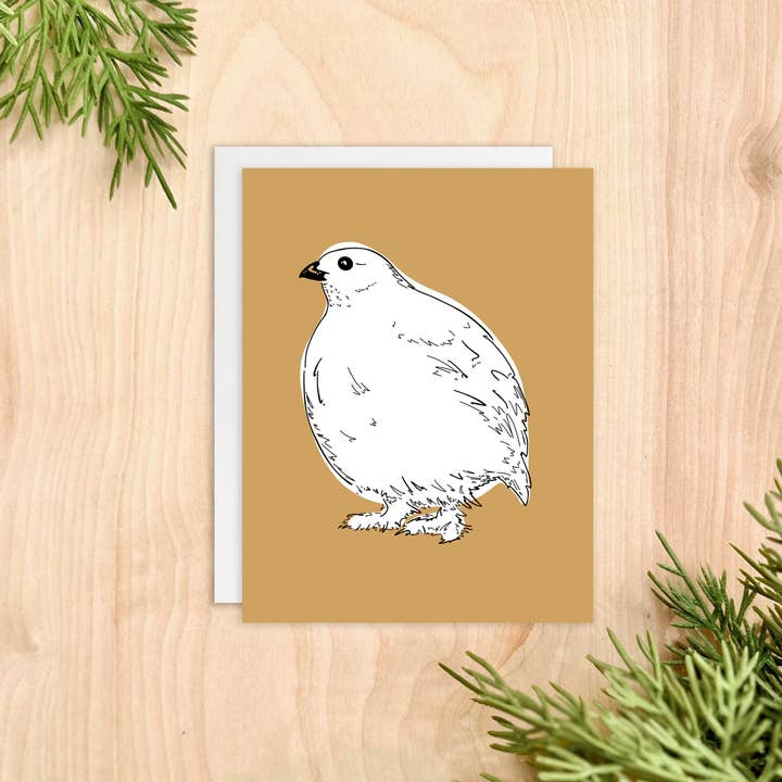 Little Ptarmigan Greeting Card for wholesale by Printworthy