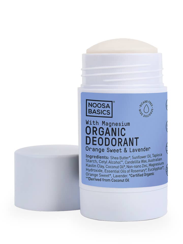 Organic Deodorant Stick with Magnesium / Bi-Carb Free for wholesale by Noosa Basics