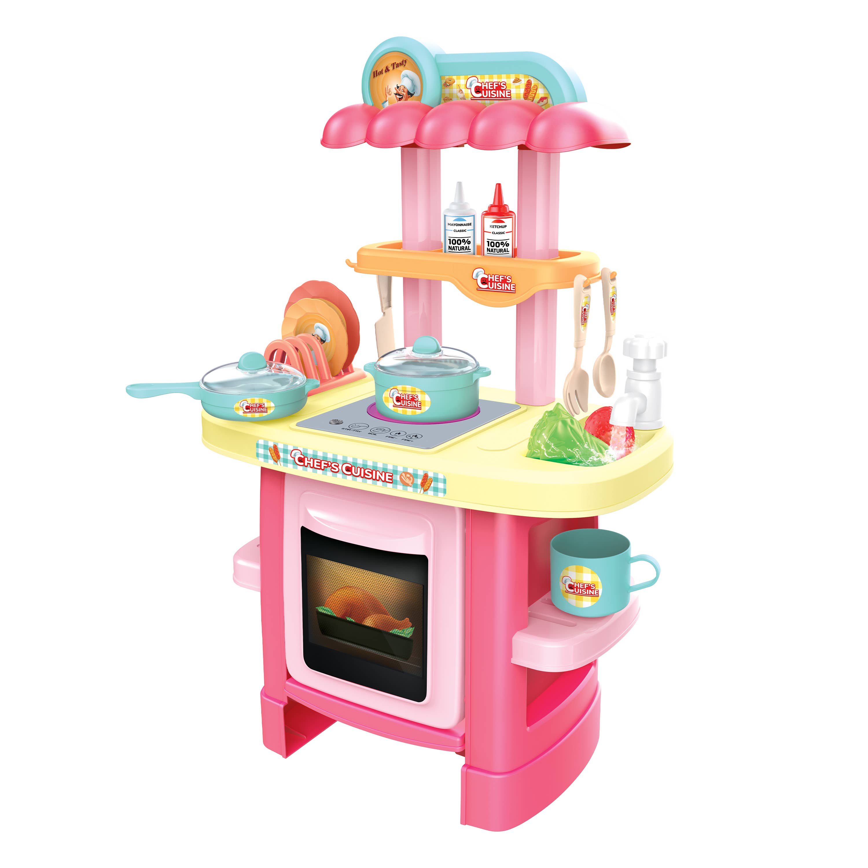 World Tech Toys - Wholesale Toy Set - Kids - 28 Piece Chefs Cuisine Kids Kitchen Playset4