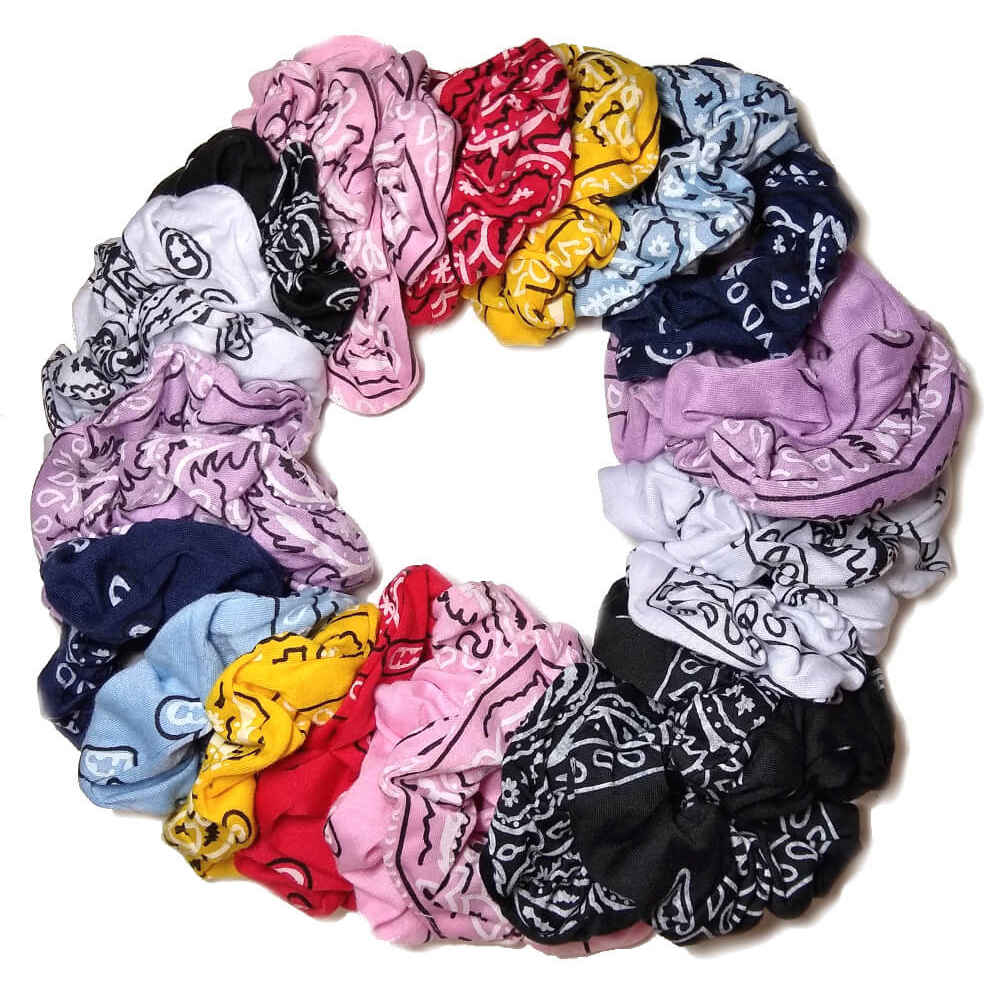 Threddies – Scrunchie - Mulher por atacado – Elásticos Bandana4