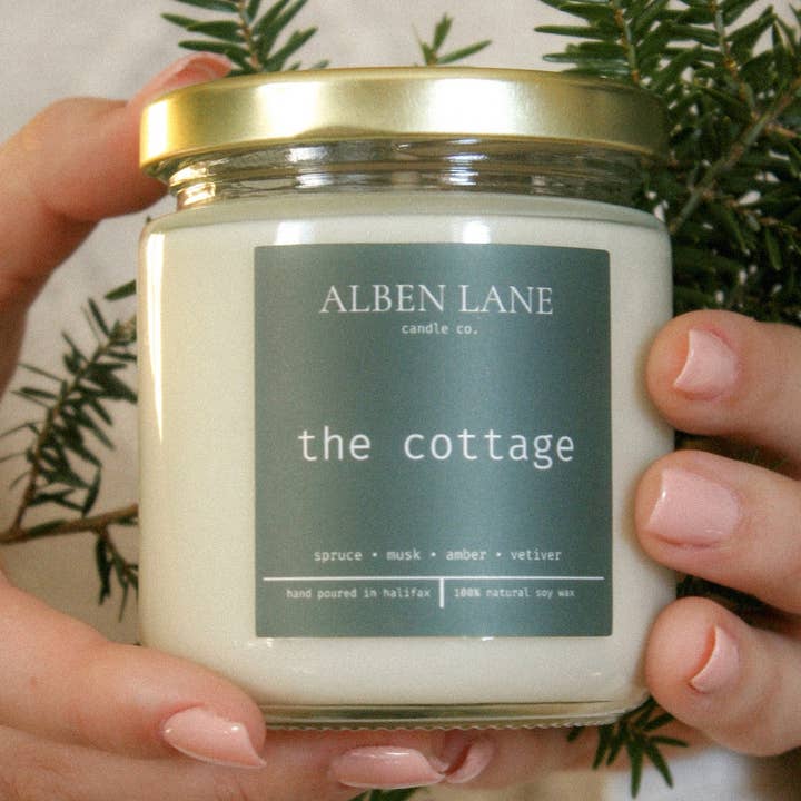 the cottage for wholesale by Alben Lane Candle Co.
