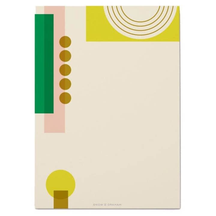 Snow+Graham notepad for wholesale by Deco raleigh