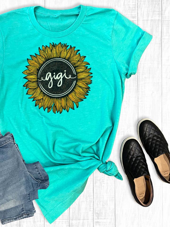 Vert Seafoam Tournesol Gigi en vente sur Faire0