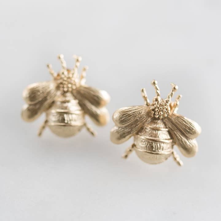 Bee Earrings for wholesale by Helmsie