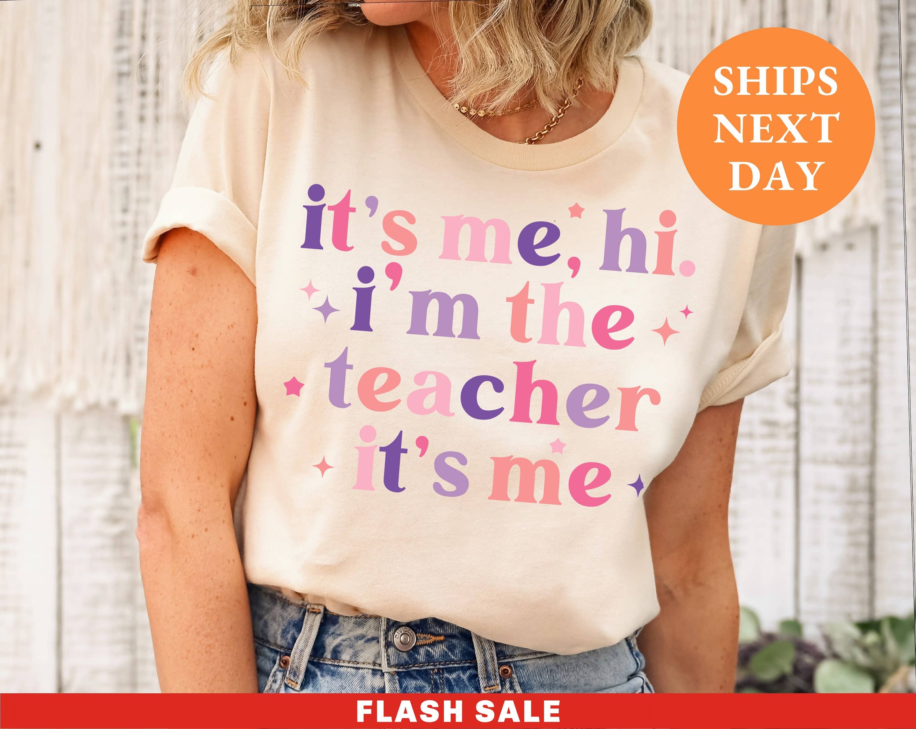 CVH DREAMY LTD – wholesale T-shirt (graphic) – women's – Its Me Hi I'm the Teacher Shirt, Back to School Teacher Tee1