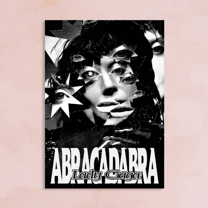 Lady Gaga A4 Art Poster for wholesale by Eyeification Prints