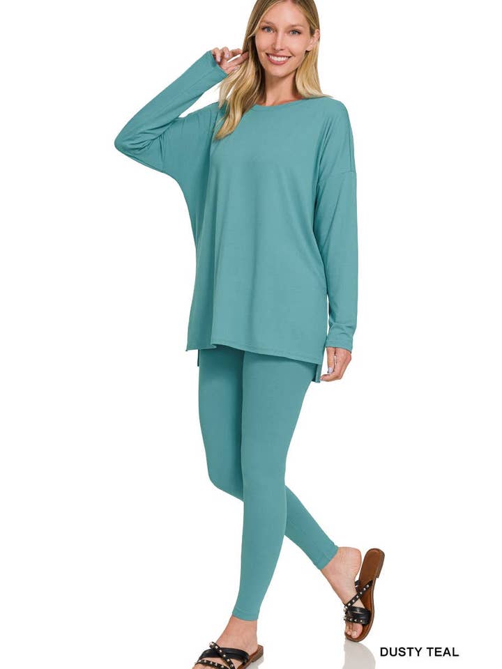 Vanilla Monkey - Wholesale Lounge Set - Women's - Brushed Dty Microfiber Loungewear Set15