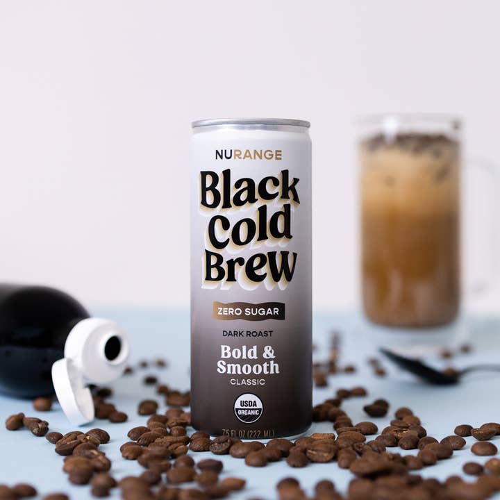 NuRange Coffee - Black Cold Brew - (confezione da 12) per la vendita all'ingrosso da parte di NuRange Cold Brew Coffee