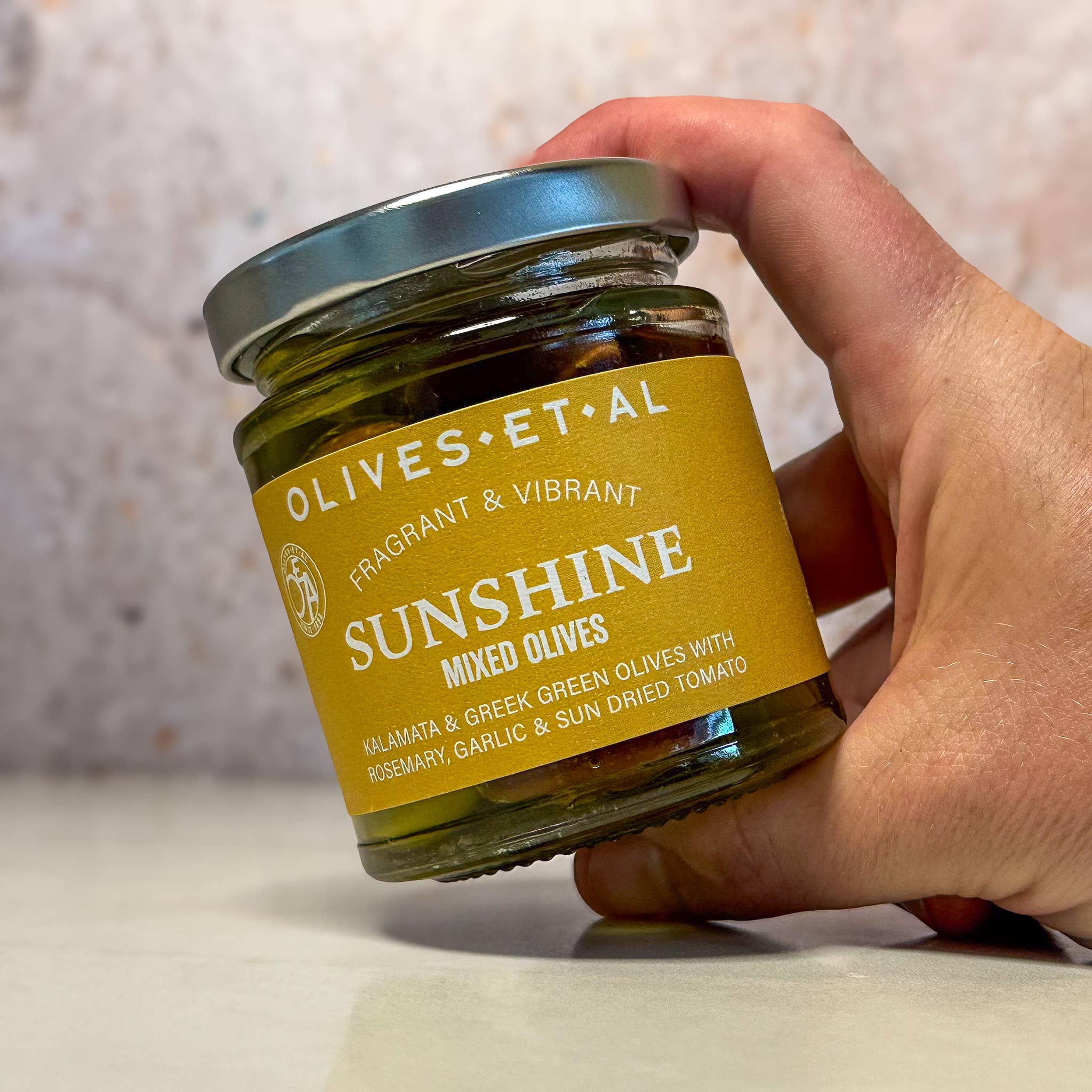 Olives Et Al – wholesale Olives – Sunshine Rosemary & Garlic Whole Olives for Hampers&Gifting1