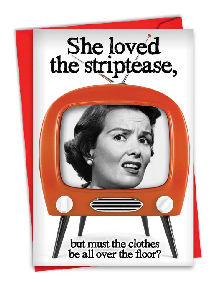 Valentine's Day Card - Loved Striptease for wholesale by NobleWorks