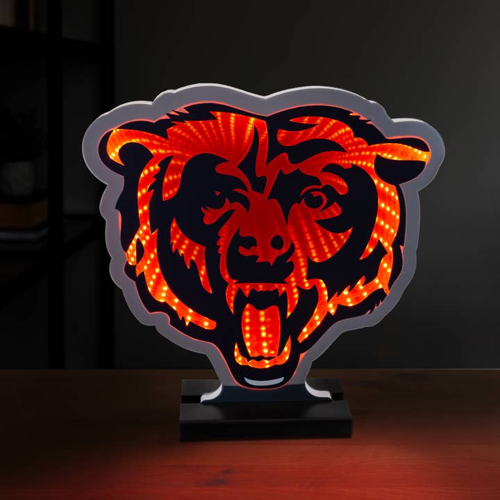 Sporticulture - Wholesale Neon Sign - NFL CHICAGO BEARS LED INFINITY LOGO LIGHT