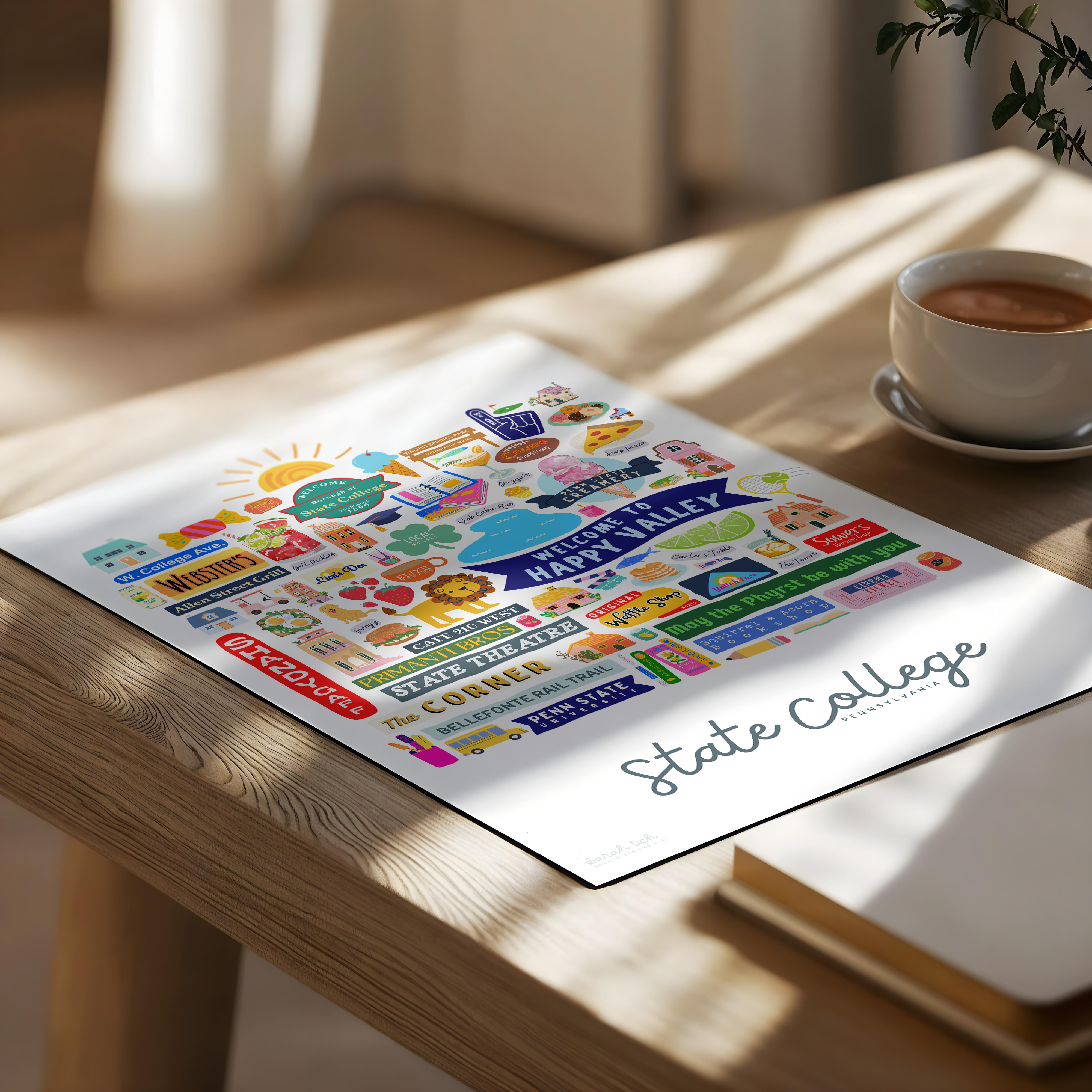 SochCo Designs - Vente Affiche d'art - State College, PA1