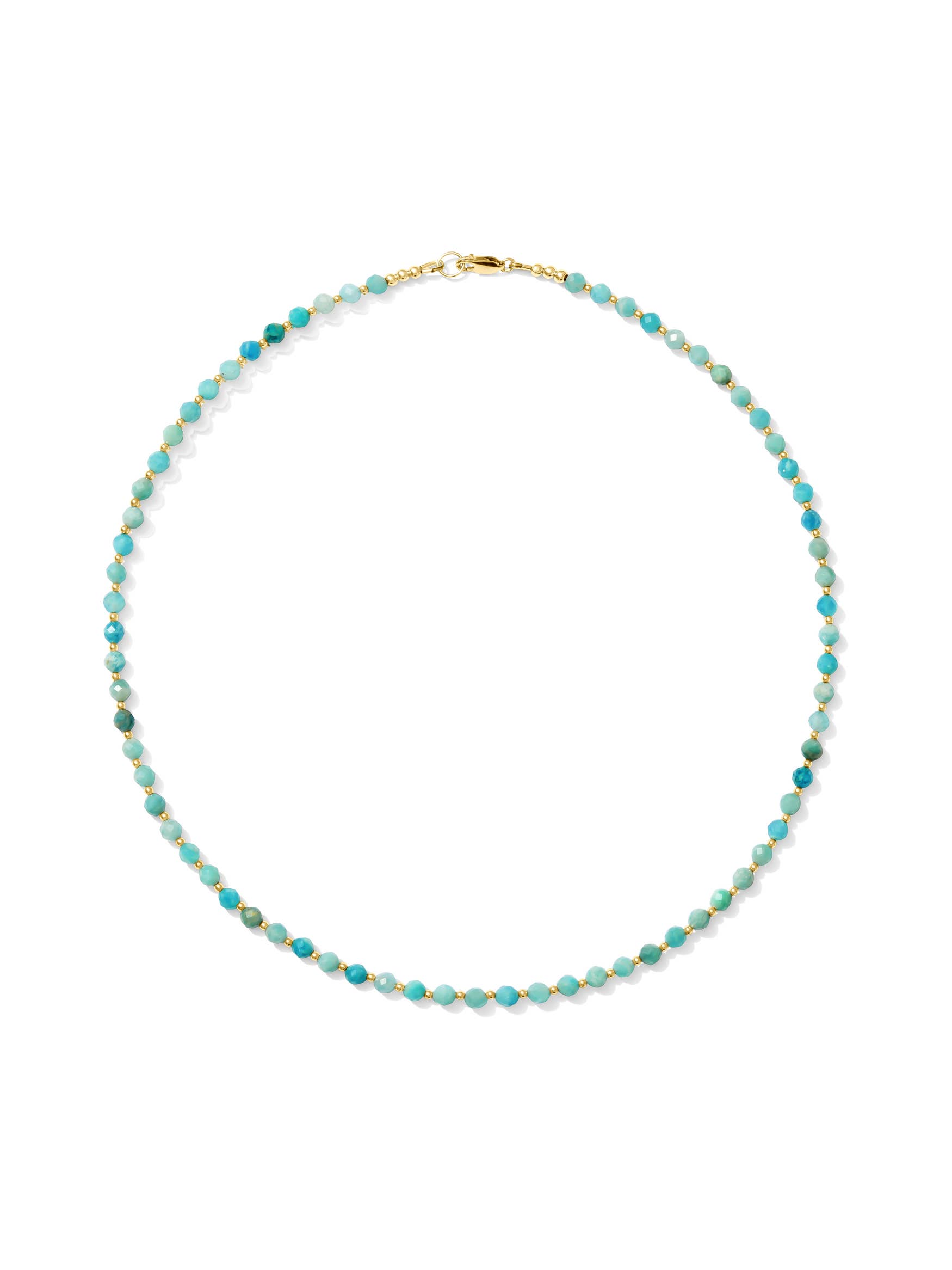 Kaylie Dawn Jewelry - Wholesale Beaded/Pearl Necklace - Elley Faceted Gemstone Necklace Handmade in USA Gold Filled0