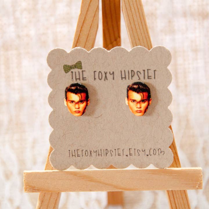 The Foxy Hipster - Wholesale Stud/Post Earrings - Cry Baby Stud Earrings