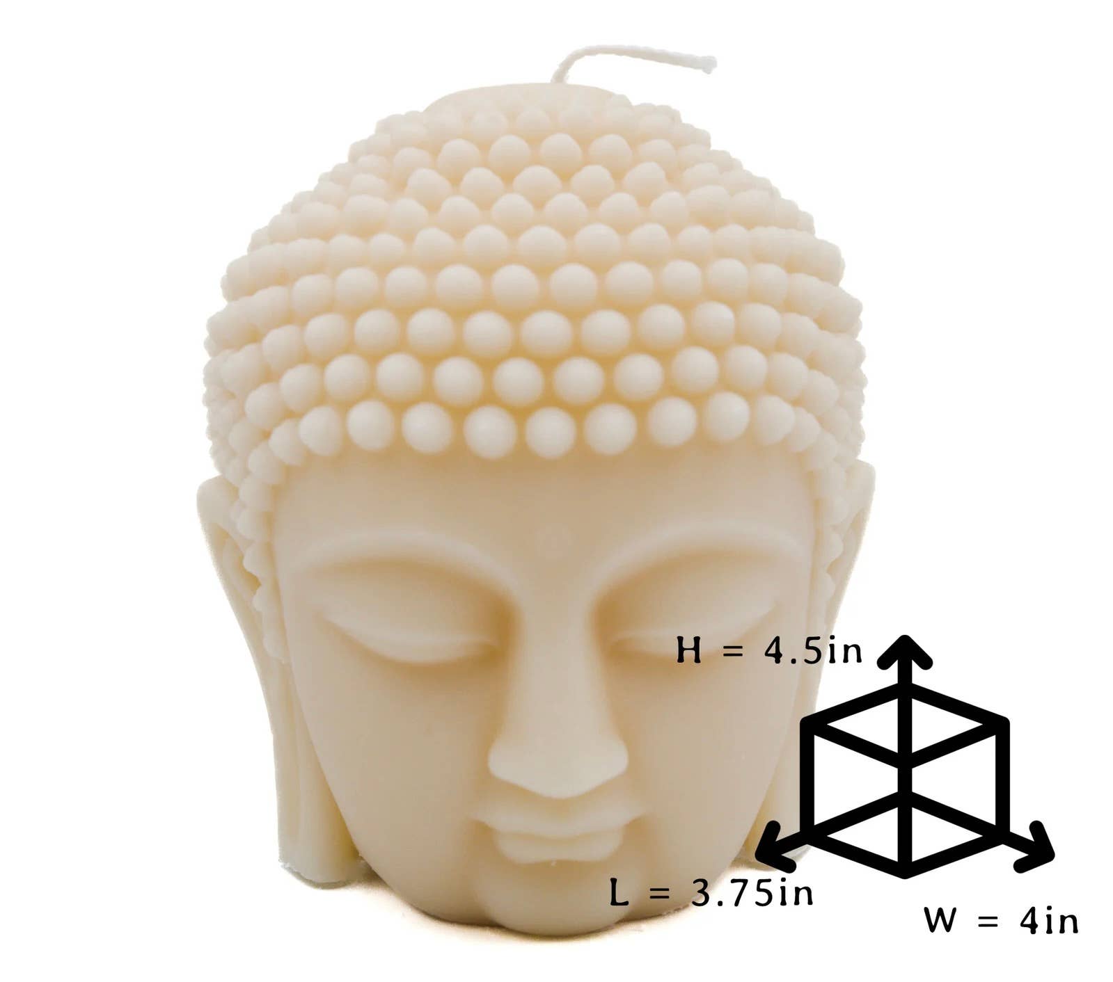 A Pleasant Thought - Wholesale Novelty Candle - BUDDHA CANDLE | PILLAR1