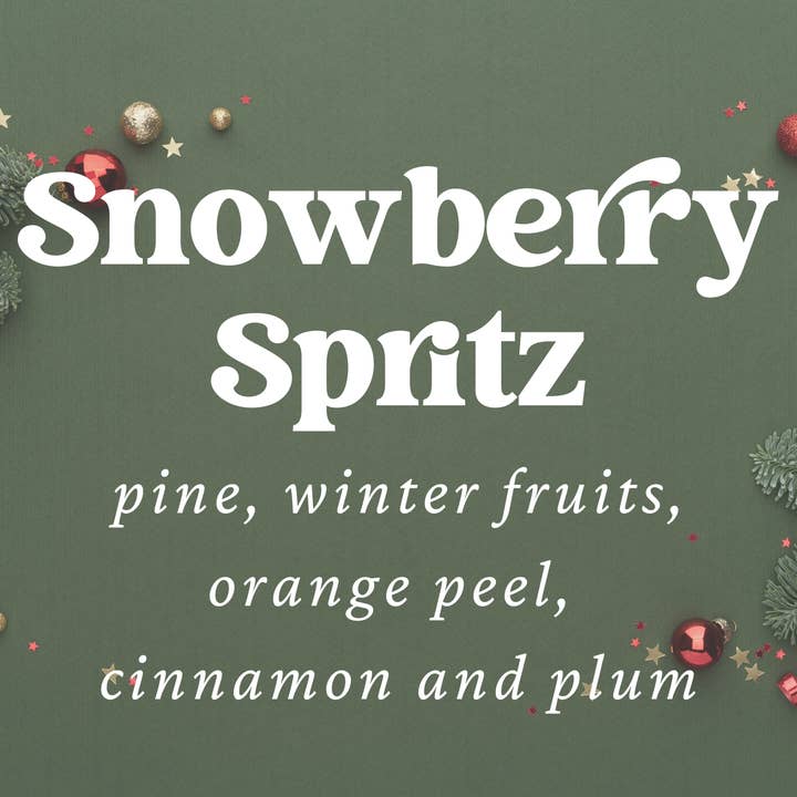 Snowberry Spritz Scented Snap Bar Wax Melt for wholesale by Meleri and Maple Co