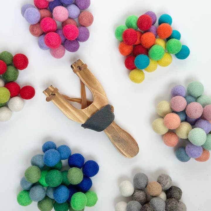 Wool Jamboree - Wholesale Slingshot - Kids - Themed Slingshot & Felt Ball Set5