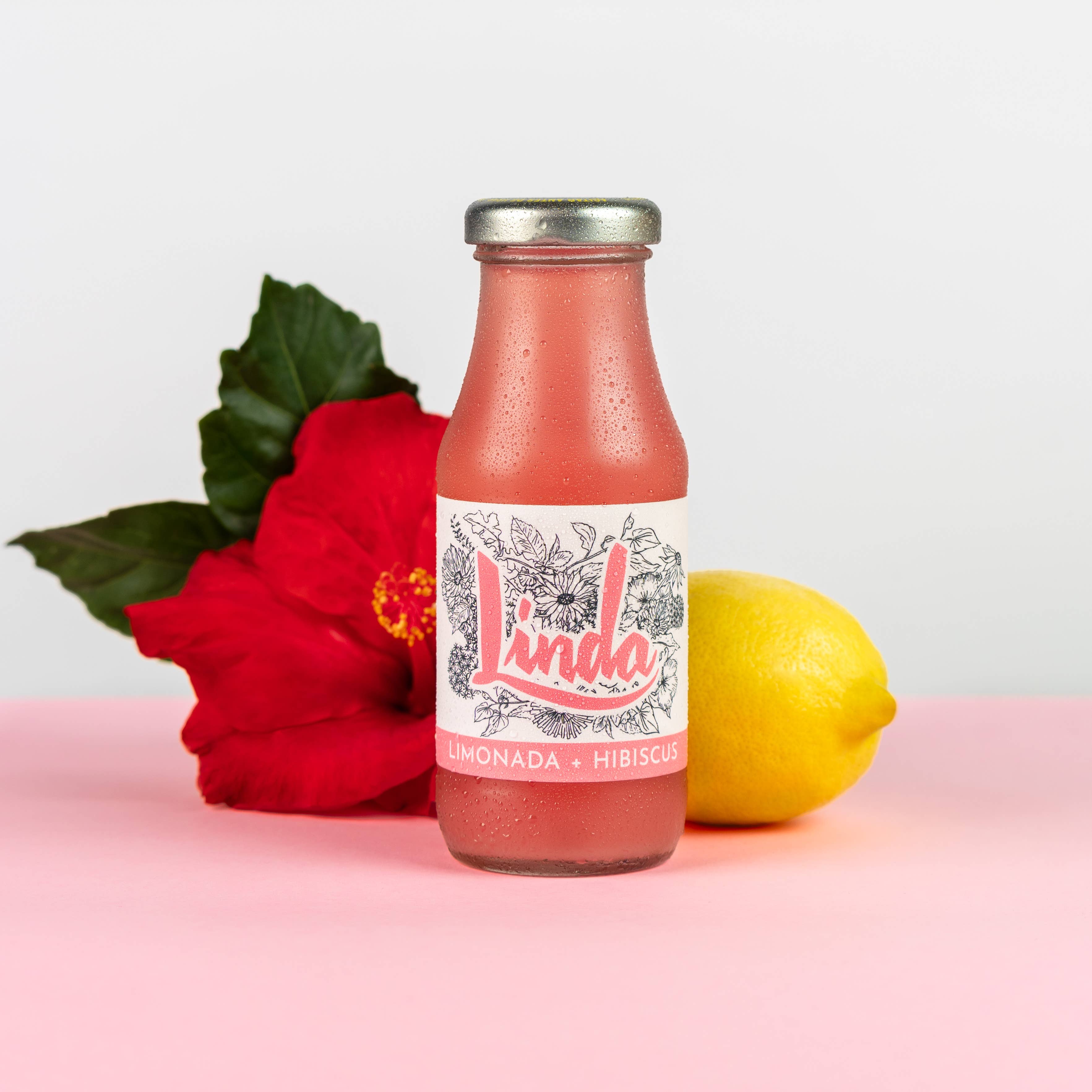 Linda Drinks - Wholesale Fruit Juice - Organic Hibiscus Flower Lemonade 200 ml