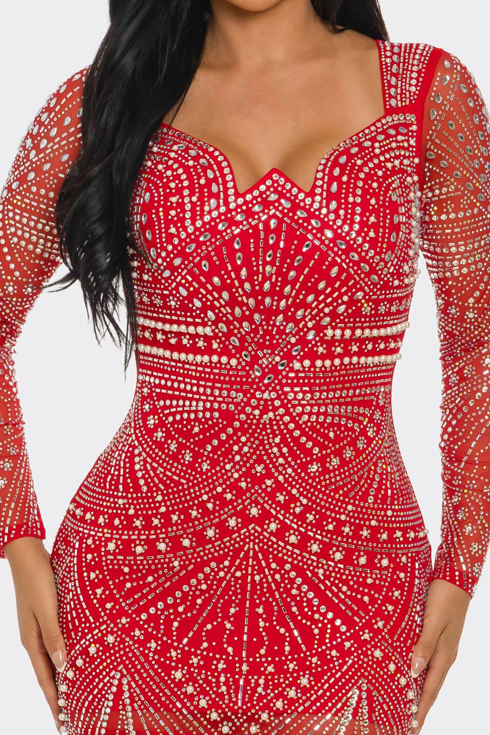 BANJUL - Wholesale Dress - Women's - BCCDS72256 & WIDE-STRAP RHINESTONE MINI DRESS11
