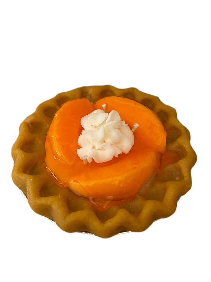 Peach Pie Candle-Dessert for wholesale by Wicks and Gifts