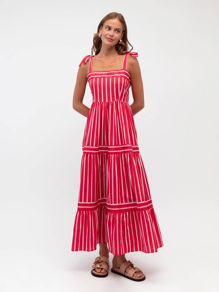 SICILY STRIPE MAXI for wholesale by Global Fashion House