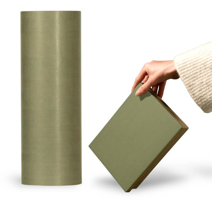 Mini Art Products - Venta al por mayor Sobre de papel de regalo - Papel de regalo - Verde oliva - Vert Armand - 50 cm x 150 metros