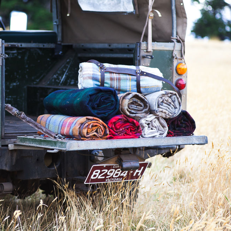 The Grampians Goods Co. - Vendita all'ingrosso Plaid - Coperta Heritage Tartan in lana riciclata25