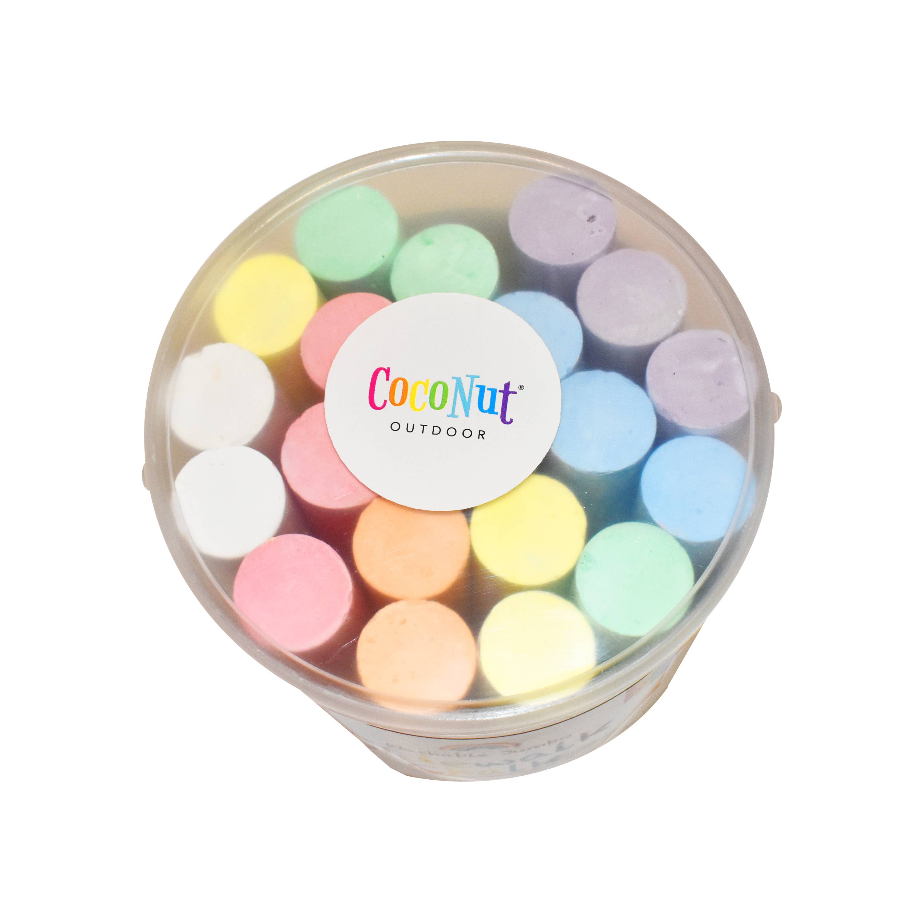 Salus Brands - Wholesale Chalk - Jumbo Outdoor Sidewalk Chalk 20pc Bucket1