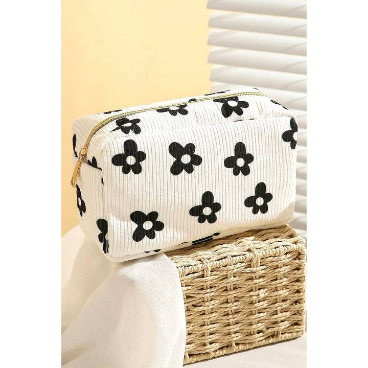 42POPS - Wholesale Makeup/Cosmetic Bag - ,,.._ Corduroy cosmetic make up bag pouch