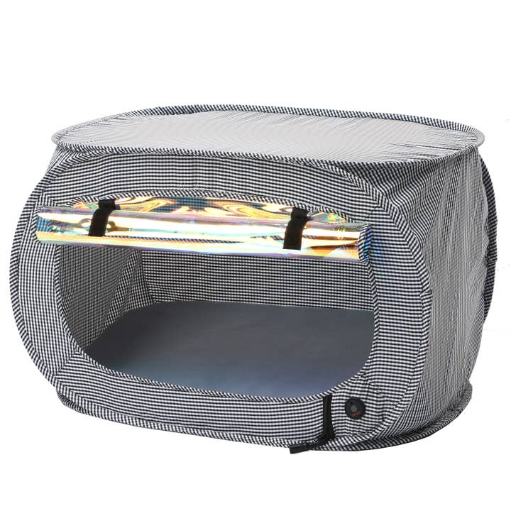 Pet Life "Enterlude" Electronic Heating Lightweight Pet Tent for wholesale by Pet Life