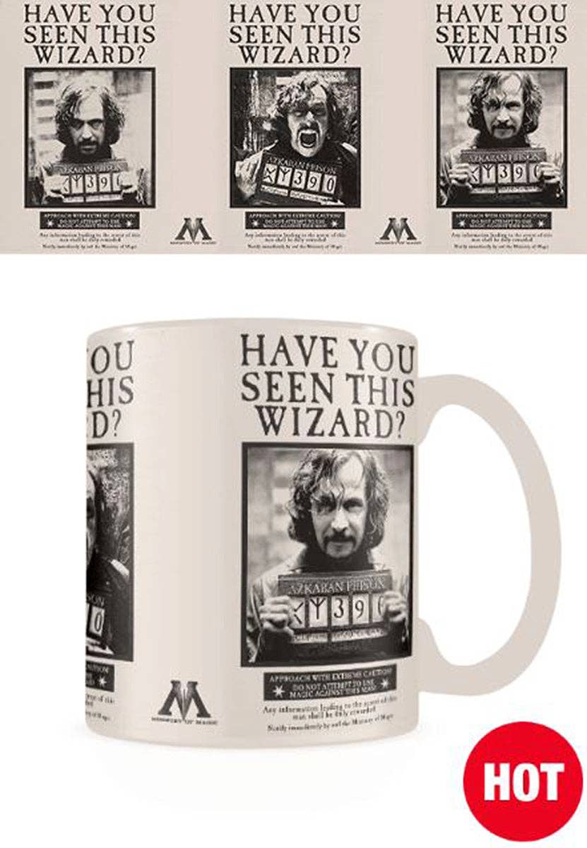 Close Up GmbH - Wholesale Coffee Mug - Harry Potter Thermoeffect Mug Wanted Sirius1