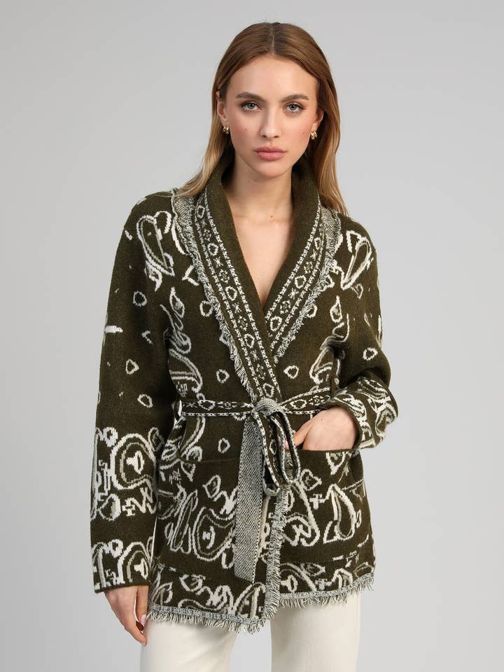 CASACO NINDIANA verde-oliva por atacado de An'ge