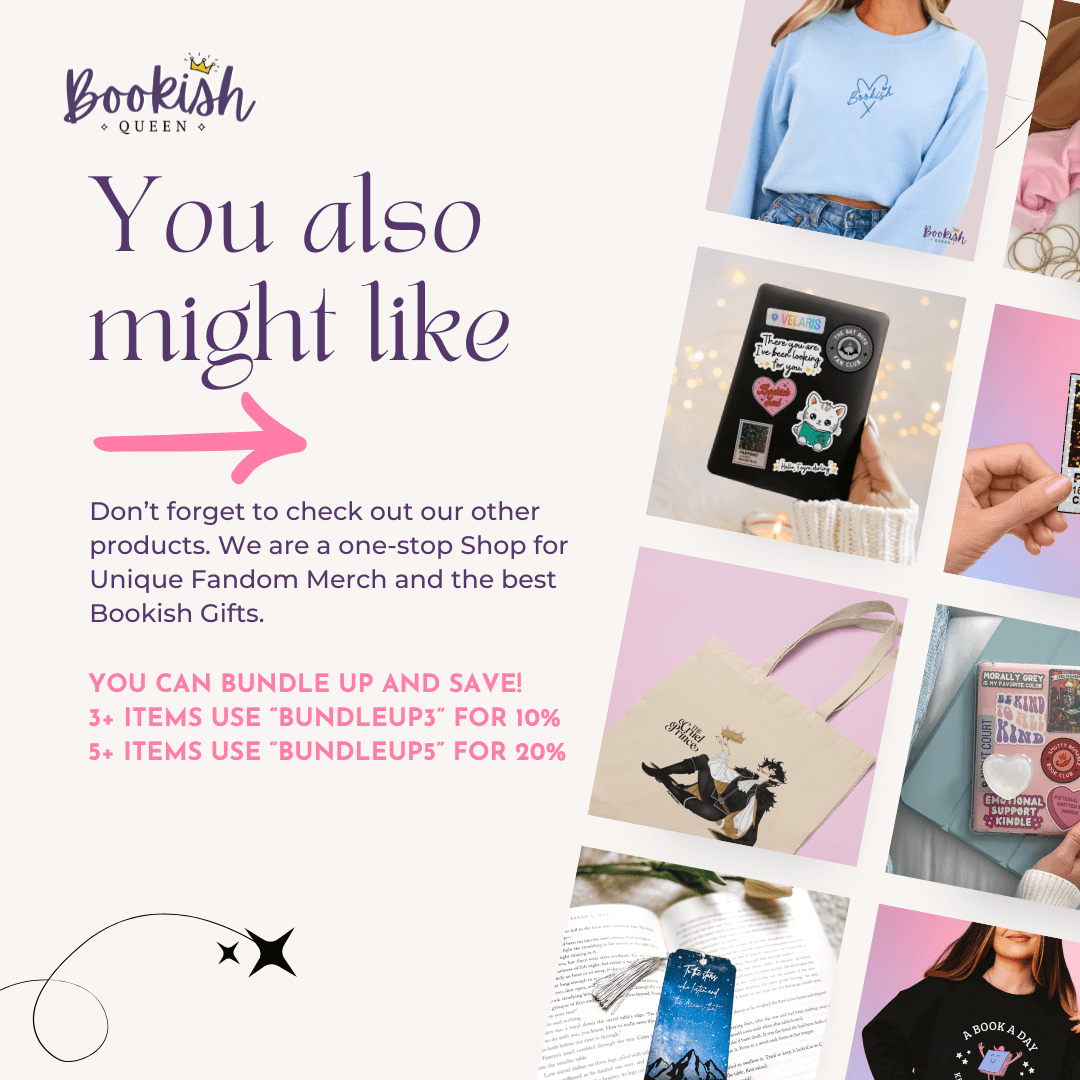 Bookish Queen - Wholesale Book Cover - Quicksilver Book Overlay - Limited Edition Collab @bubblebabyro1