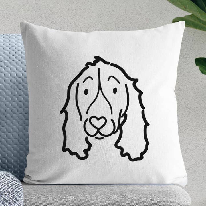 Housse de Coussin - Amour Toujours Springer Anglais pour la vente par Inkopious