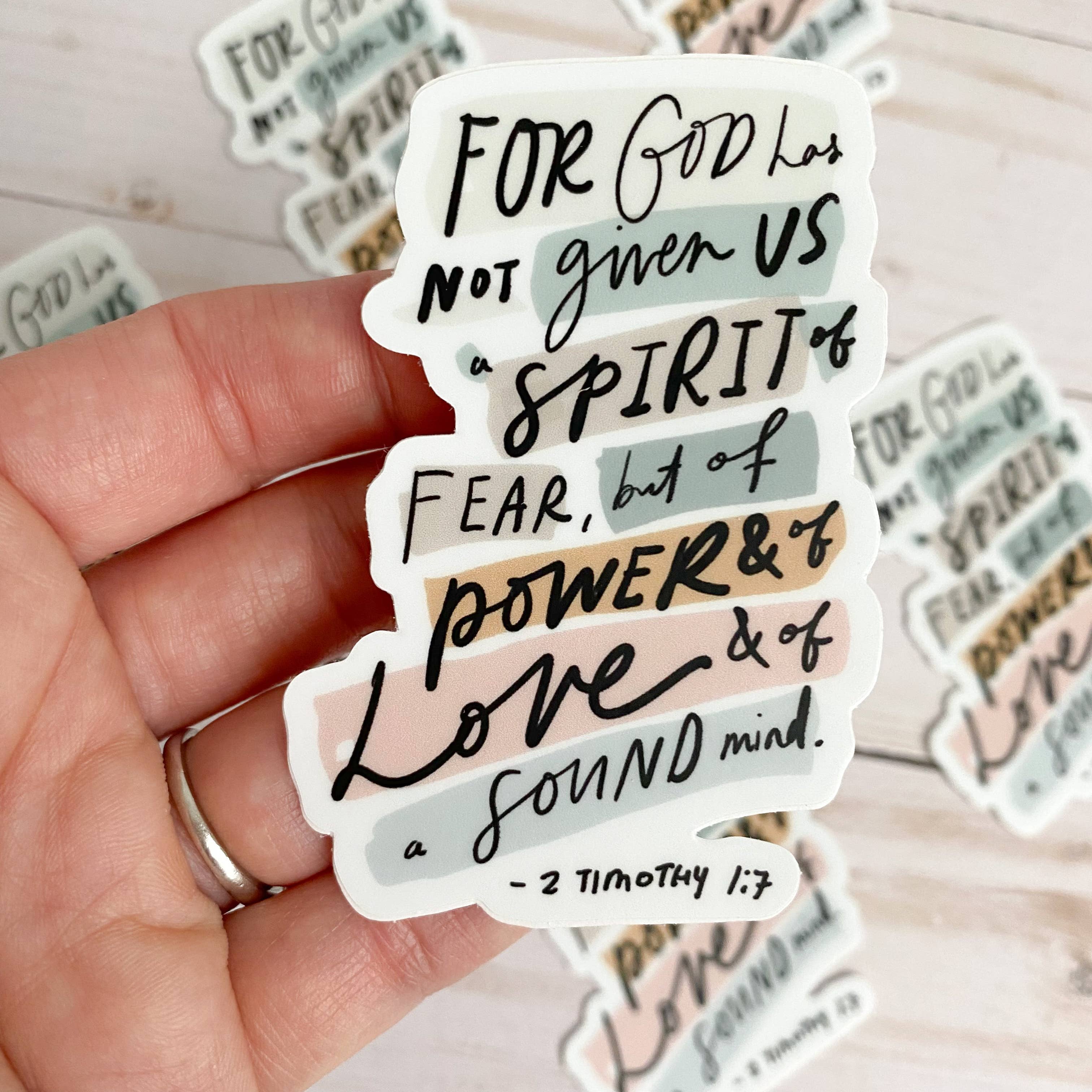 swaygirls - Wholesale Sticker - 2 Timothy 1:7 Sticker7
