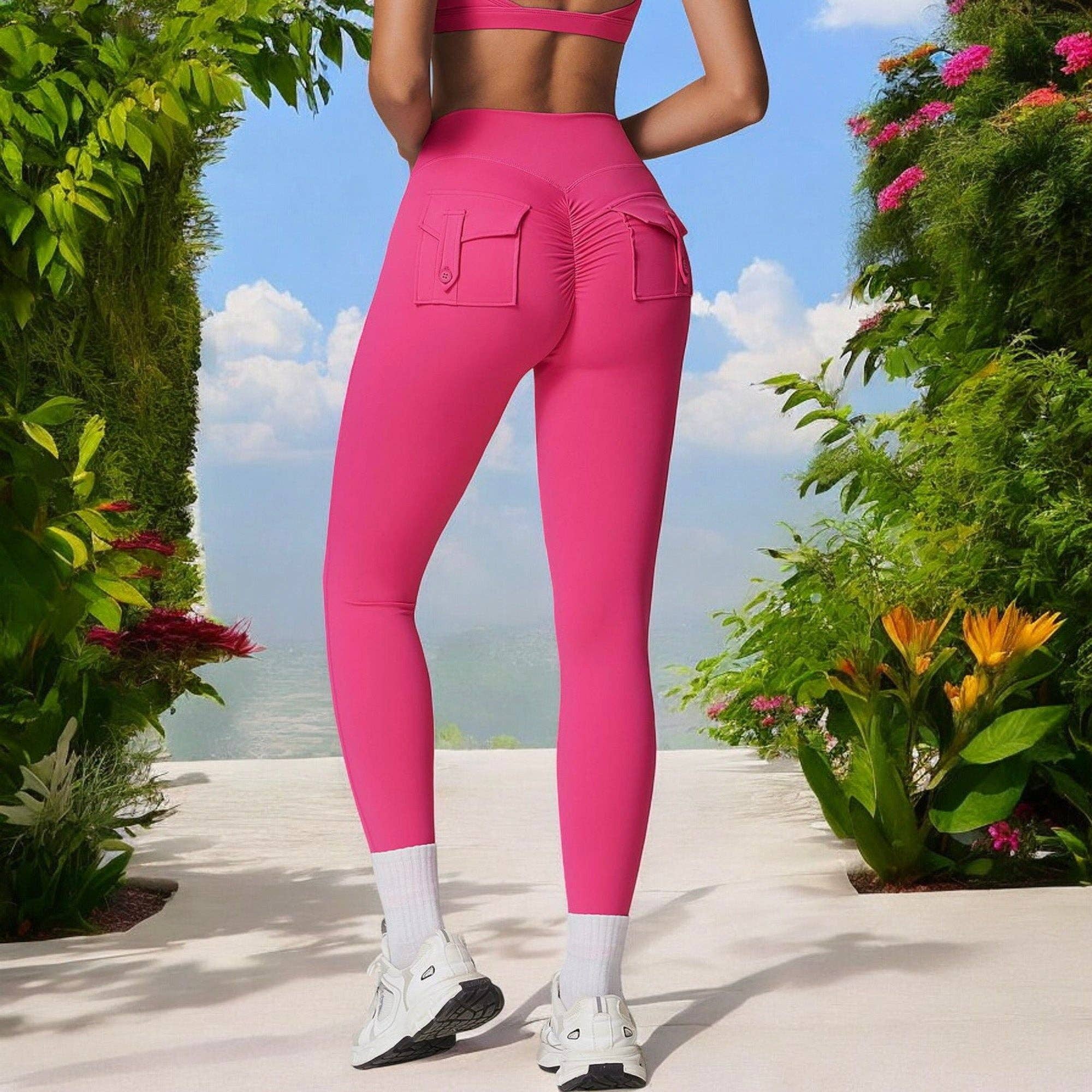 Active by Anna-Kaci – Engroshandel Sports-/loungeleggings – til kvinder – High Waist Leggings i fuld længde til yoga og hverdag15