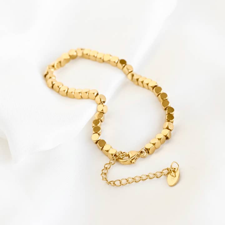 Blueyejewelry - Wholesale Link & Chain Bracelet - 18k Gold Bracelets - Gold Beaded, Paperclip, Tennis Bracelet
