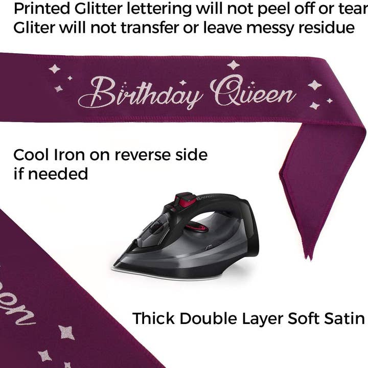 Ella Celebration - Wholesale Party Favor - Birthday Queen Sash3