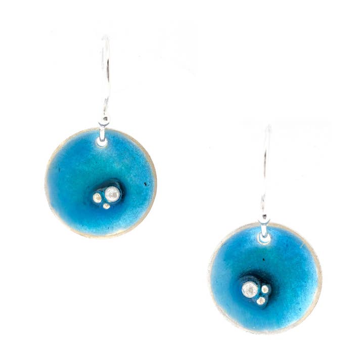 Orecchini pendenti Coastal in argento - turchese per la vendita all'ingrosso da parte di Mijoux Creations