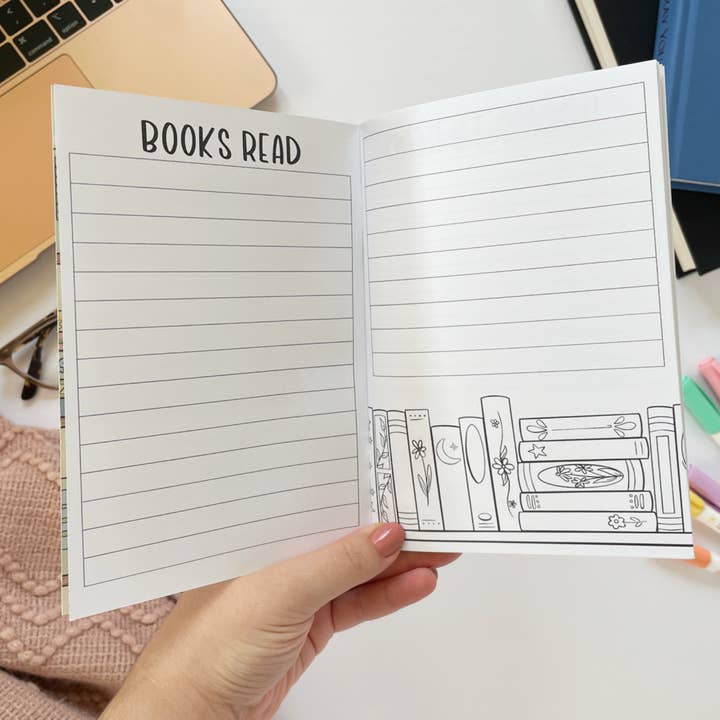 The Peachy Polka Dot - Wholesale Journal/Diary - Mini Reading Journal – TBR Tracker & Book Review Notebook2