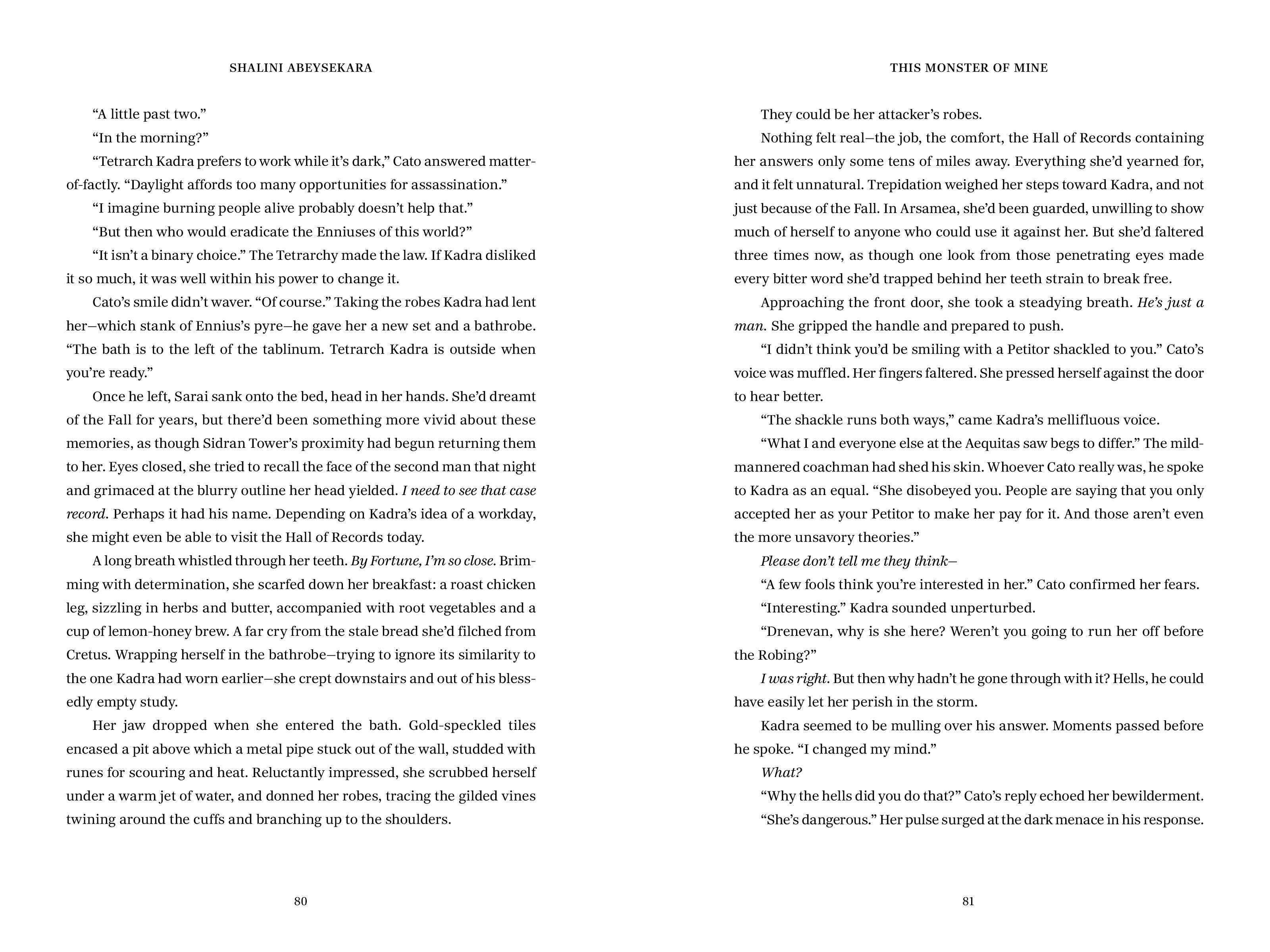 Hachette Book Group - Wholesale Fantasy - This Monster of Mine by Shalini Abeysekara4