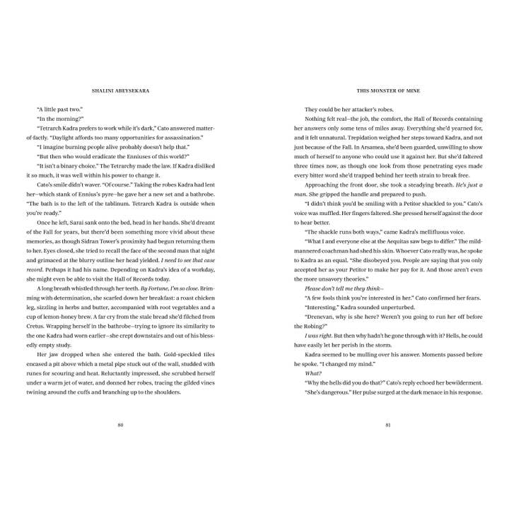 Hachette Book Group - Wholesale Fantasy - This Monster of Mine by Shalini Abeysekara4