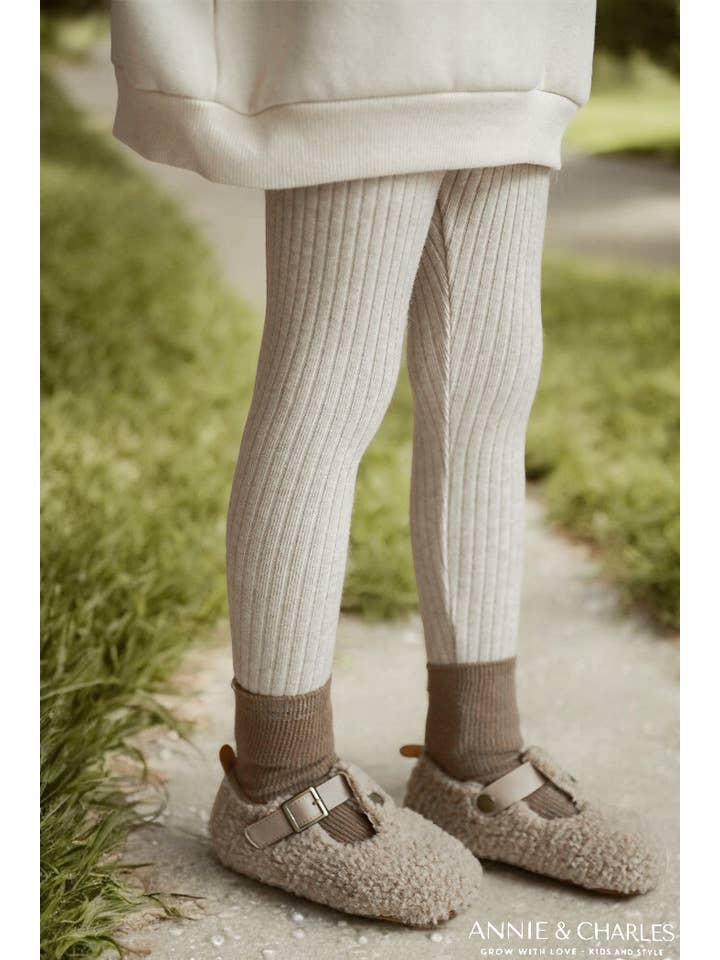 Annie & Charles - Wholesale Fashion Leggings - Kids - Annie & Charles® knitted rib leggings made from organic cotton2