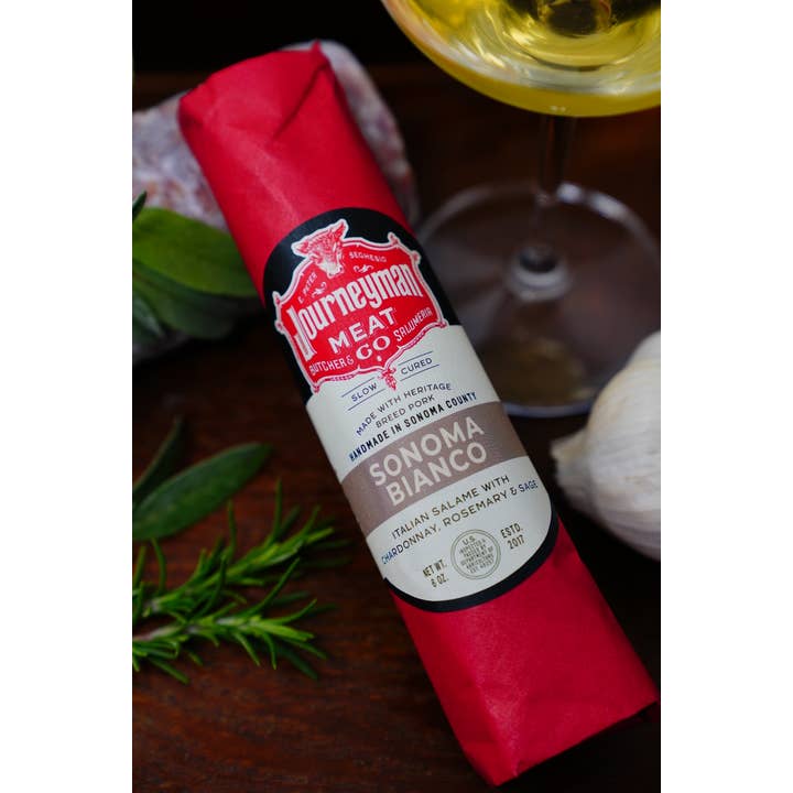 Journeyman Meat Co. - Wholesale Salami - Sonoma Bianco Salumi Chub
