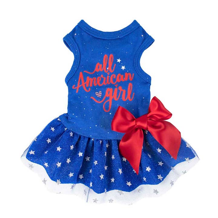 Robe pour chien All American Girl pour la vente par Fitwarm