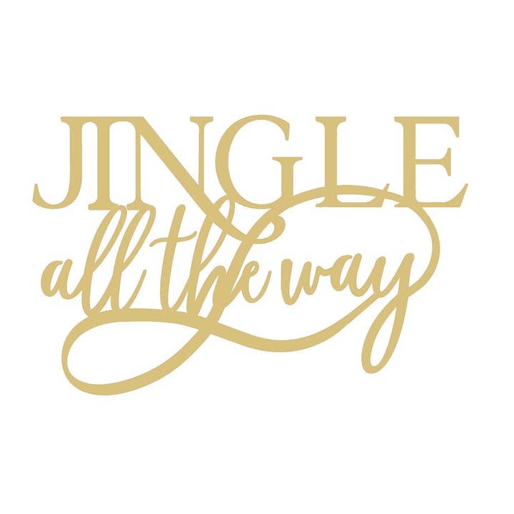 Word-Jingle The Way, unvollendeter Holzausschnitt, Stil 1 für den Großhandel von Diverse Woodworking